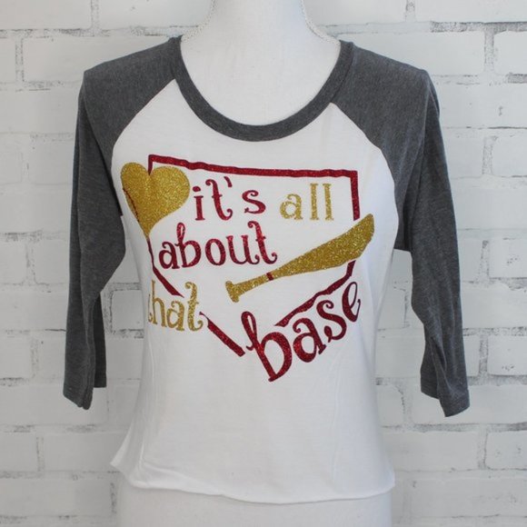 It's All About That Base Baseball T-shirt - Picture 1 of 4